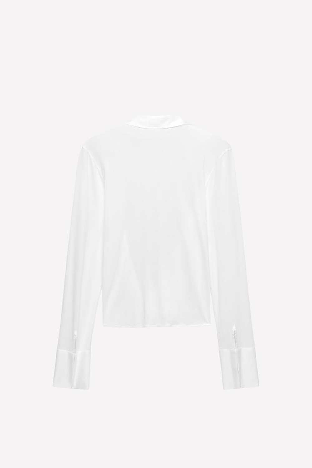 ZARA X LUDOVIC DE SAINT SERNIN РУБАШКА-КИМОНО, БЕЛЫЙ