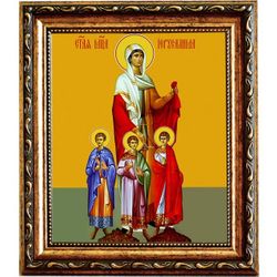 Иерусалима Верийская святая мученица. Икона на холсте.