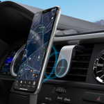 Автомобильный держатель Deppa Mage Bend, магнитный, на приборную панель, Silver (Серебристый)