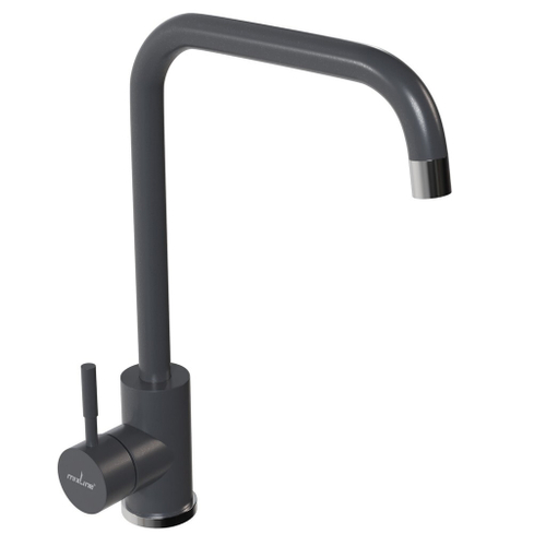 Смеситель для кухни 35к MIXLINE ML-GS12 (342) графит высок. излив