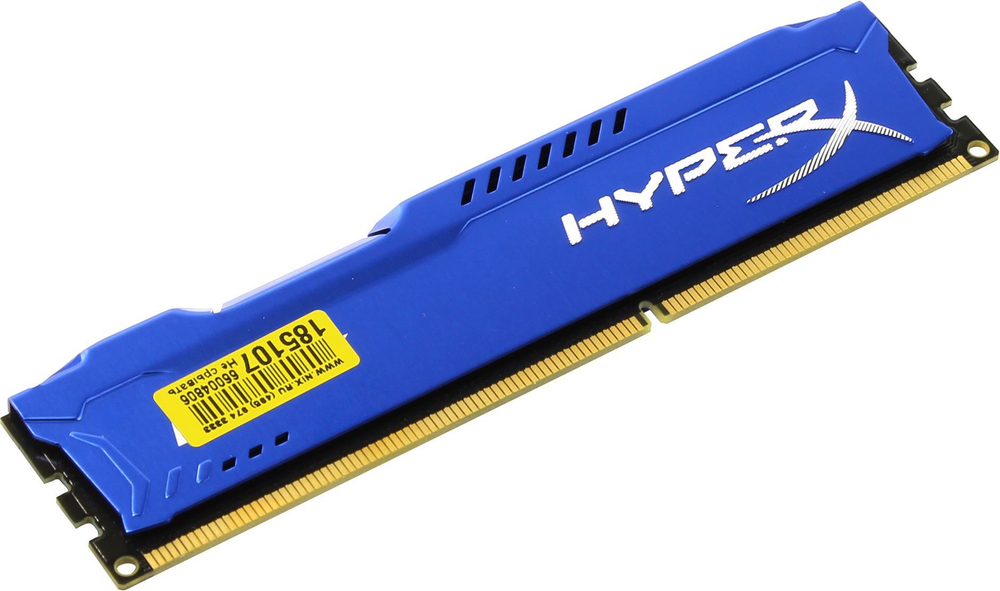 Модуль памяти Kingston HyperX Fury DDR3 DIMM 4Gb PC3-12800 CL10