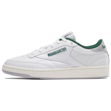 Кроссовки reebok Club C Series для скейтборда Низки Бело-зеленые Уники