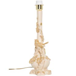 Настольная лампа Терра Айвори с абажуром №38 Vatican (Ватикан) Аквамарин