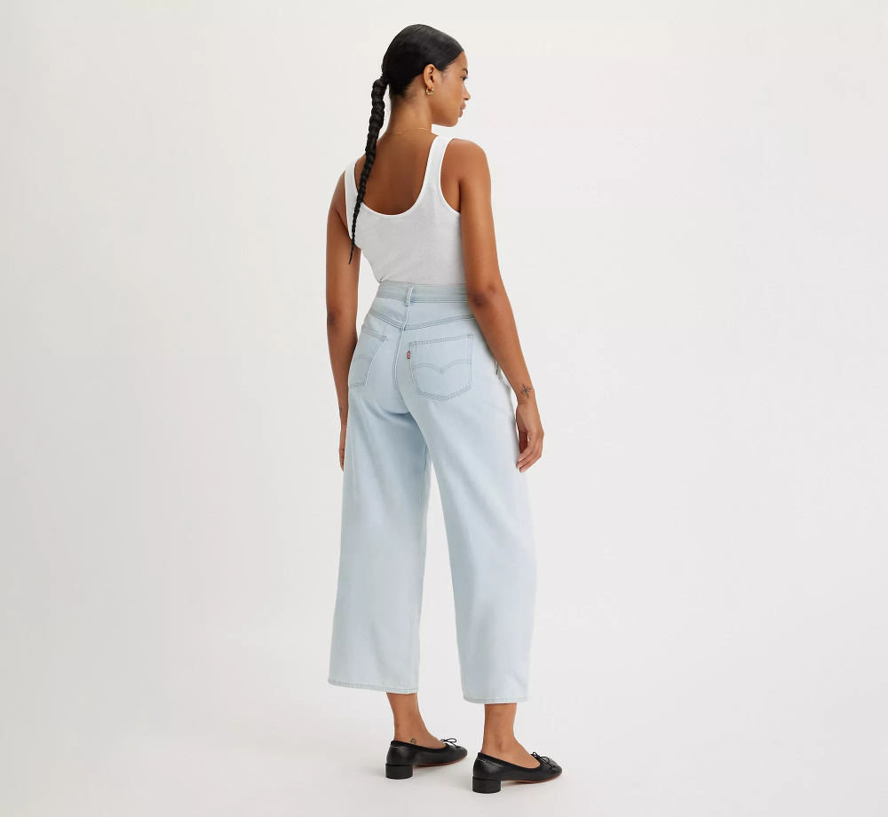 Джинсы женские LEVI'S FEATHERWEIGHT BAGGY MED INDIGO - WORN IN