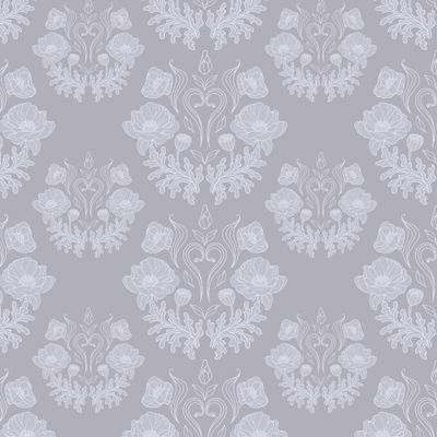 5 Летние цветы, маковый луг. Изящные бутоны с листьями. Винтажная иллюстрация
