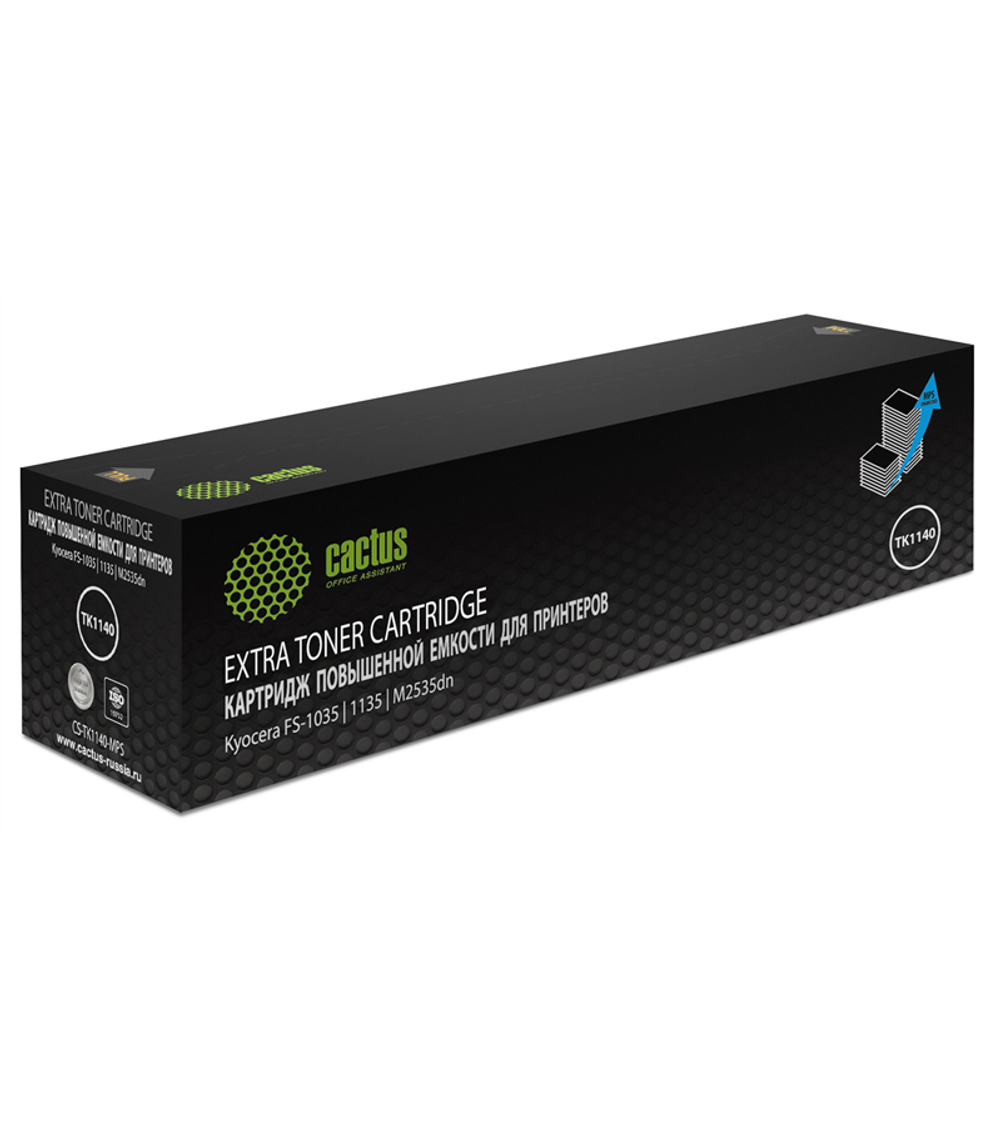 Cactus CS-TK1140-MPS TK-1140X черный (14400стр.) для Kyocera FS-1035/1135/M2535dn