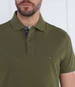 Поло GS CHECK PLACKET Tommy Hilfiger - зеленый(MW0MW33266)