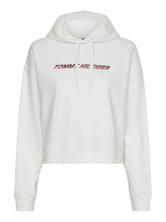 Женская Кофта теннисная Tommy Hilfiger Regular Graphic Hood - белый