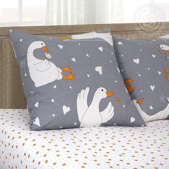 Комплект постельного белья Гусиные лапки поплин