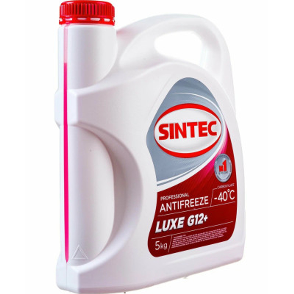 Антифриз Sintec LUX G12+ красный (5кг)