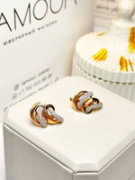 Серьги из желтого золота