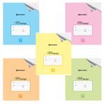 Тетрадь 18 л. BRAUBERG "ЭКО", клетка, обложка плотная мелованная бумага, ПАСТЕЛЬНАЯ С УГОЛКОМ, 402804, 5шт