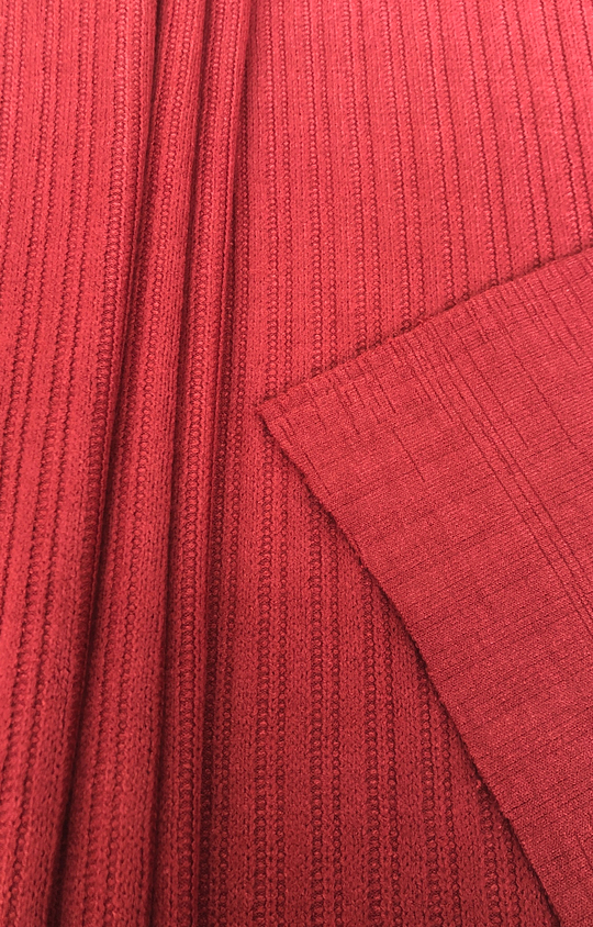 Трикотаж рубчик, теракот, вискоза ORCHID