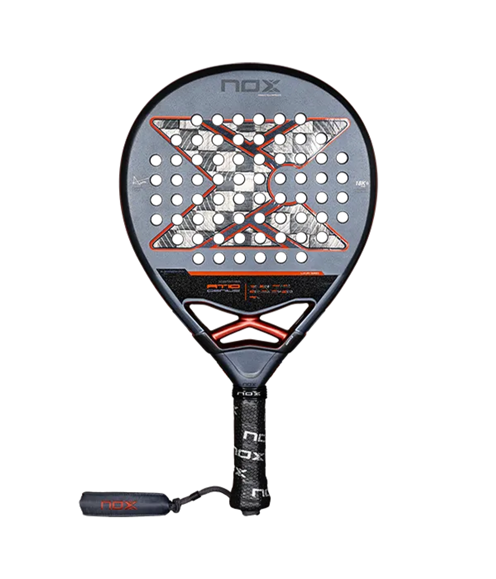 Ракетка для падел NOX AT10 Genius 18K Alum 2025 Тапиа мощность контроль