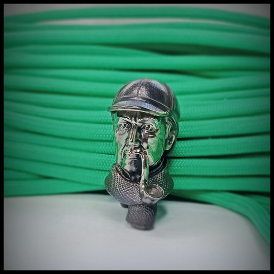 Темлячная бусина "Шерлок" для ножей , мельхиор