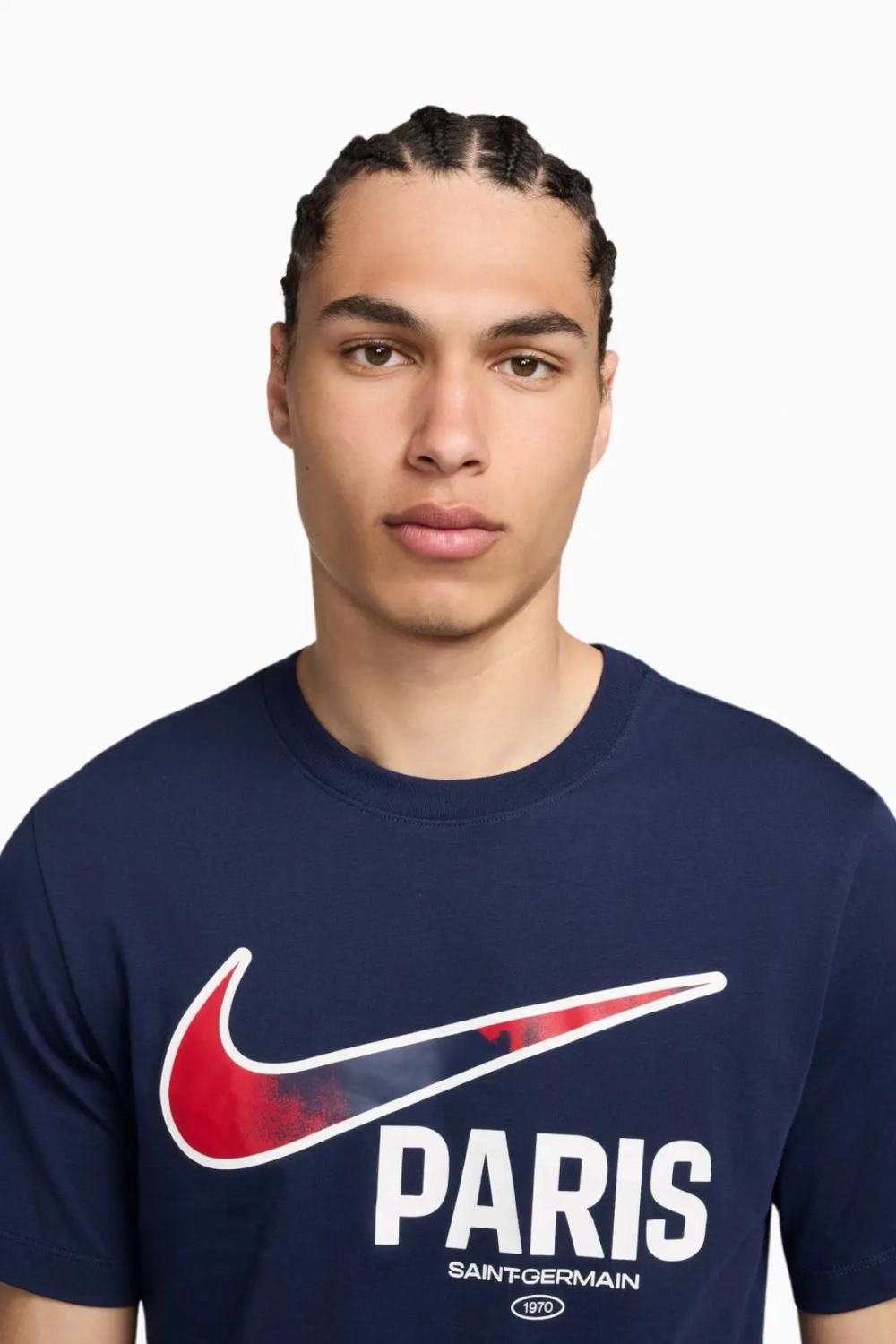 Футболка Nike PSG 24/25 Swoosh - темно-синий