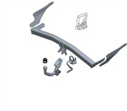 Фаркоп Brink (Thule) 669400 для Mazda CX-5 2016-(паспорт и сертификат в комплекте)(без электрики)