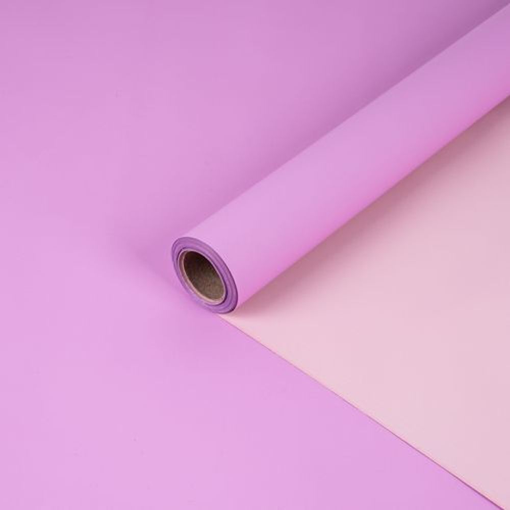 Пленка 2-х сторонняя 58*10м САКУРА/ПЫЛЬНАЯ РОЗА