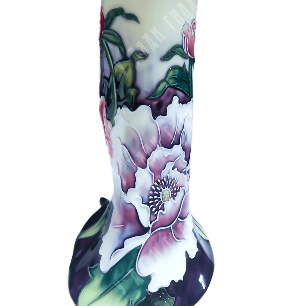 Дама с камелиями. Фарфор, лепнина, роспись. Италия, Pavone. 1980-90-е гг.