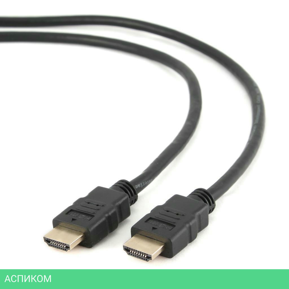 Кабель Cablexpert CC-HDMI4L-6 1.8м, v2.0 черный