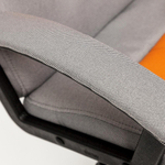 NEO-3 Кресло (ткань серый/оранжевый)