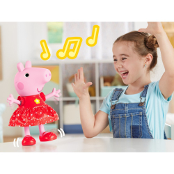 Hasbro Peppa Pig - Грязные лужи Кукла Пеппа Вечеринка с музыкой F8873