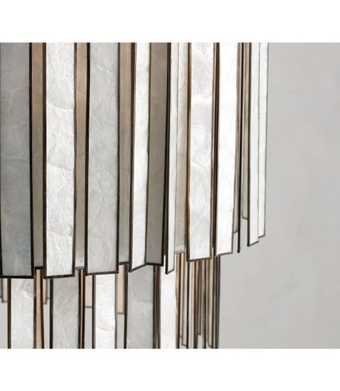 Чёрная круглая люстра “Авиано”