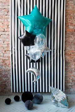 Фонтан из шаров звезда