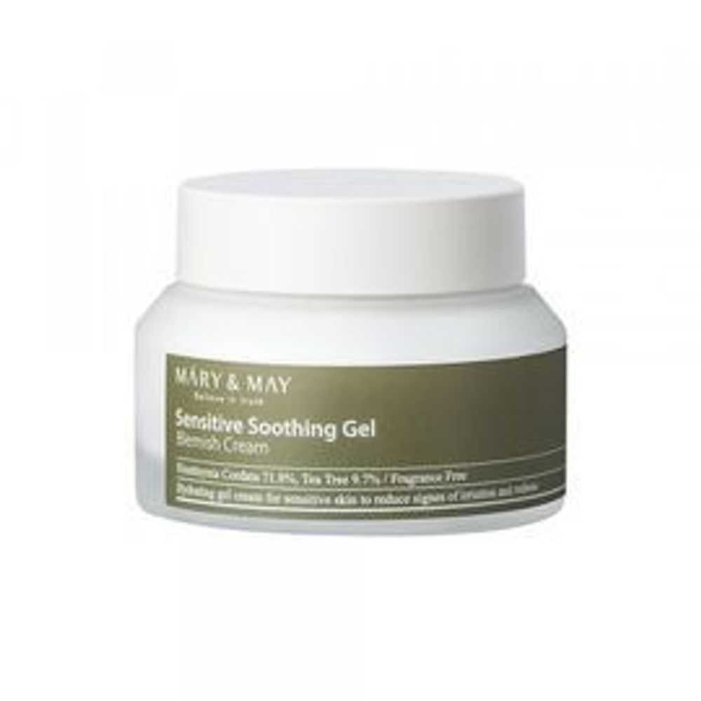 MARY &amp; MAY Sensitive Soothing Gel Blemish Cream 70 ml