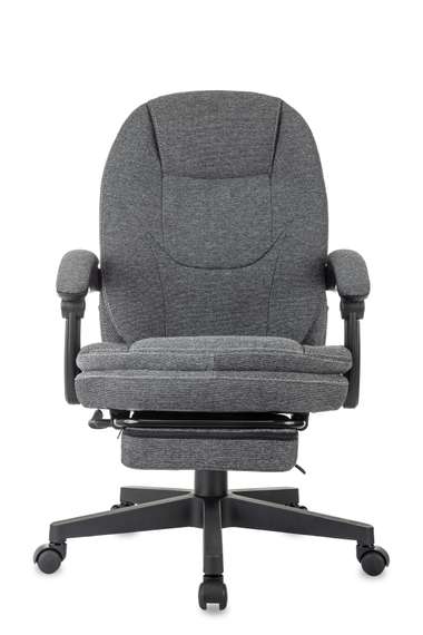 Кресло руководителя Бюрократ CH-868MSG-BF серый 3C1 крестов. пластик подст.для ног пластик черный