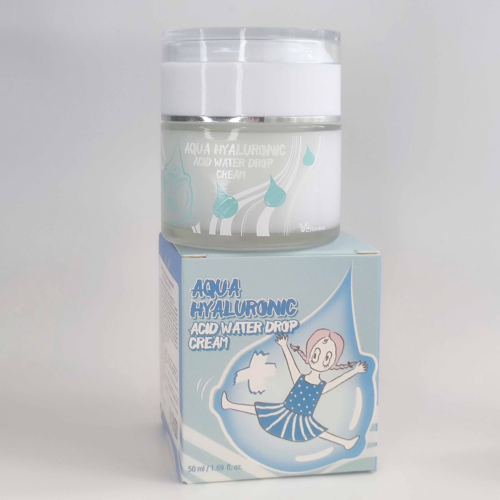 Elizavecca Крем для лица увлажняющий гиалуроновая кислота Aqua Hyaluronic Acid Water Drop, 50 мл
