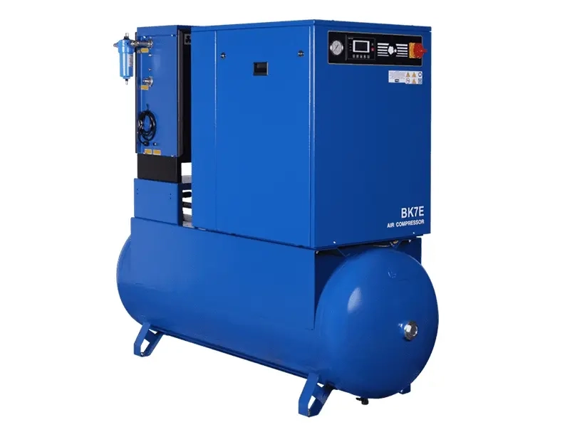 Винтовой компрессор Remeza ВК7E-15-500Д на ресивере 500л с осушителем