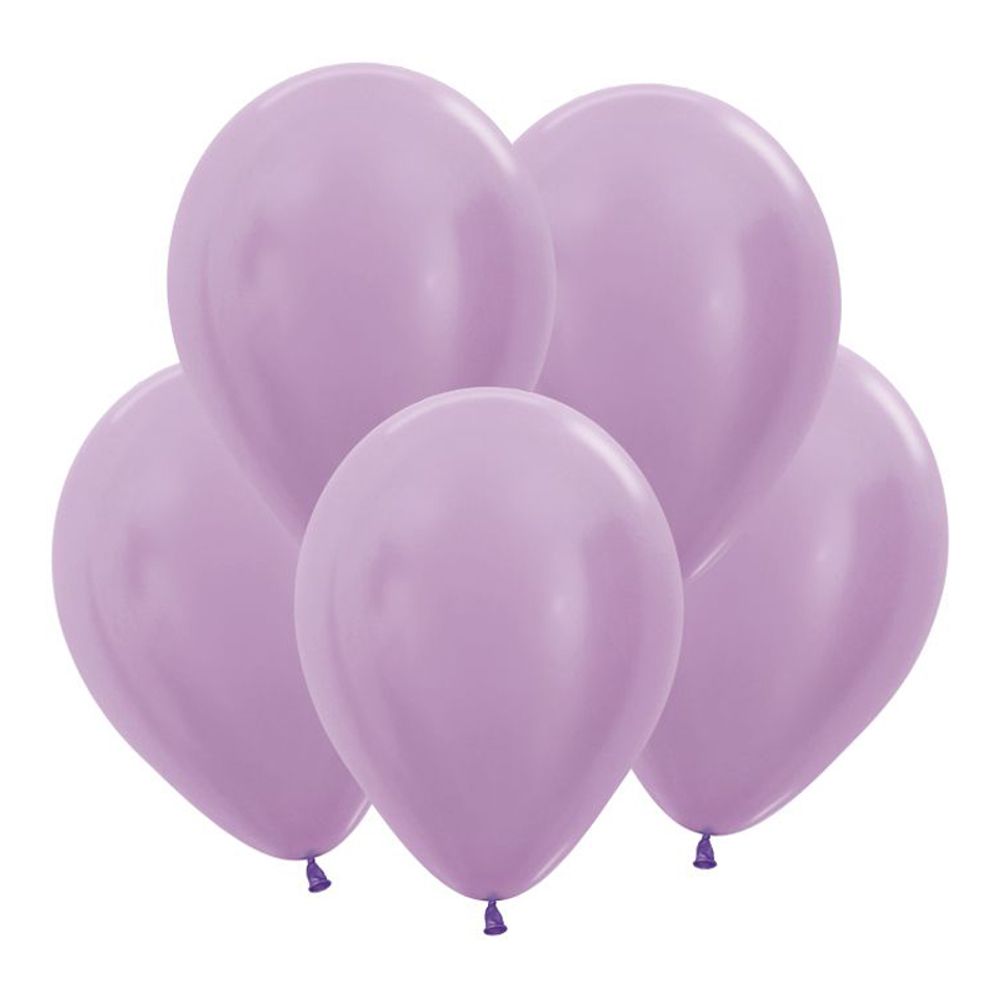 S 12&quot; Перламутр Сиреневый / Lilac / 10 шт.