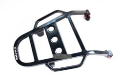 Rear Rack ALUMINIUM Black for Honda CRF300L, Rally300 (2021-Up). Morin Hi-tech