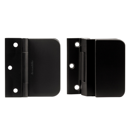 Петля для стеклянной двери Space.GL.H01 (2 шт) BL черный