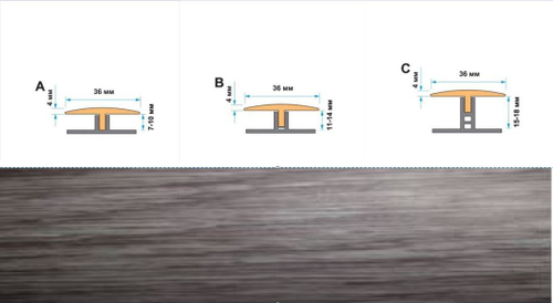 Профиль гибкий "T- Flex" 211 Дуб бордо (новый) 6м "МП"