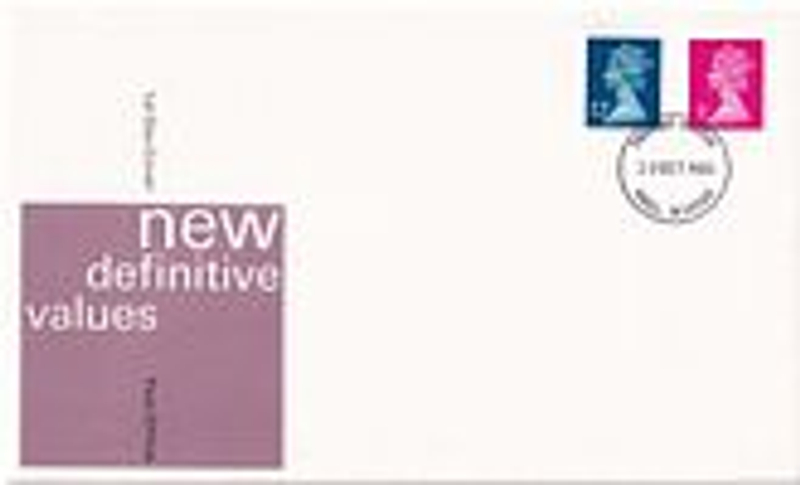 Конверт Первого дня Великобритании от 22 октября 1980 года с двумя марками и спецгашением