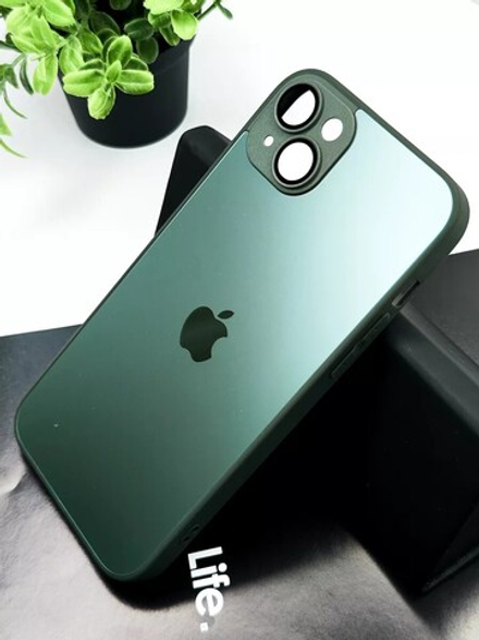 Накладка iPhone 14 PLUS | AG Glass Case Cangling Green