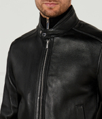 Кожаная куртка H-Mansell2 BOSS BLACK - черный(50518906)