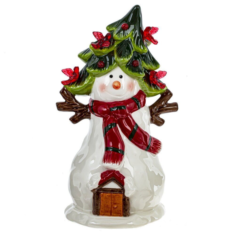 GAEM Фигурка декоративная "Снеговик" с подсветкой (АААх3, н/п), L13 W11 H23 см