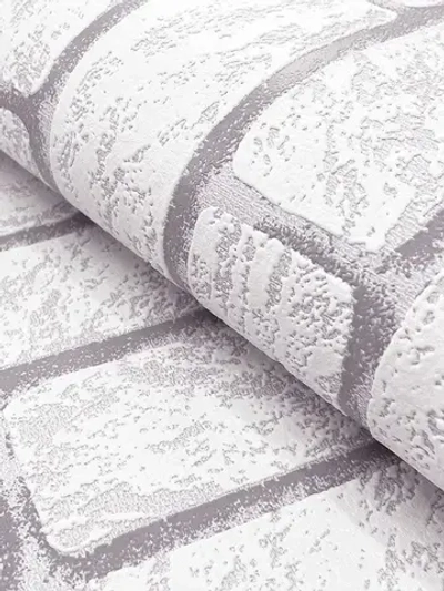 Обои флизелин и вспененный винил, кирпич бежевый, метровые, для кухни, Стена (VILIA, 1591-62)