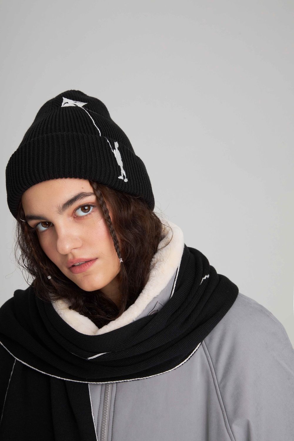 Купить Шапка Called a Garment Kite Warm beanie черная Шапка Called a Garment Kite Warm beanie черная