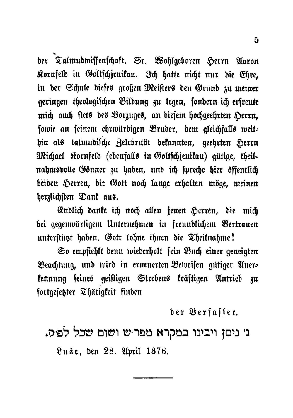Der Talmud, oder Das prinzip des planetarischen einflusses nach der anschauung des Talmuds | Salomon Thein