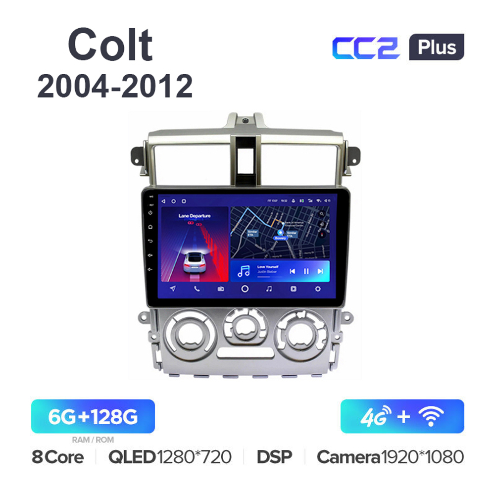 Teyes CC2 Plus 9"для Mitsubishi Colt, Colt Plus 2004-2012