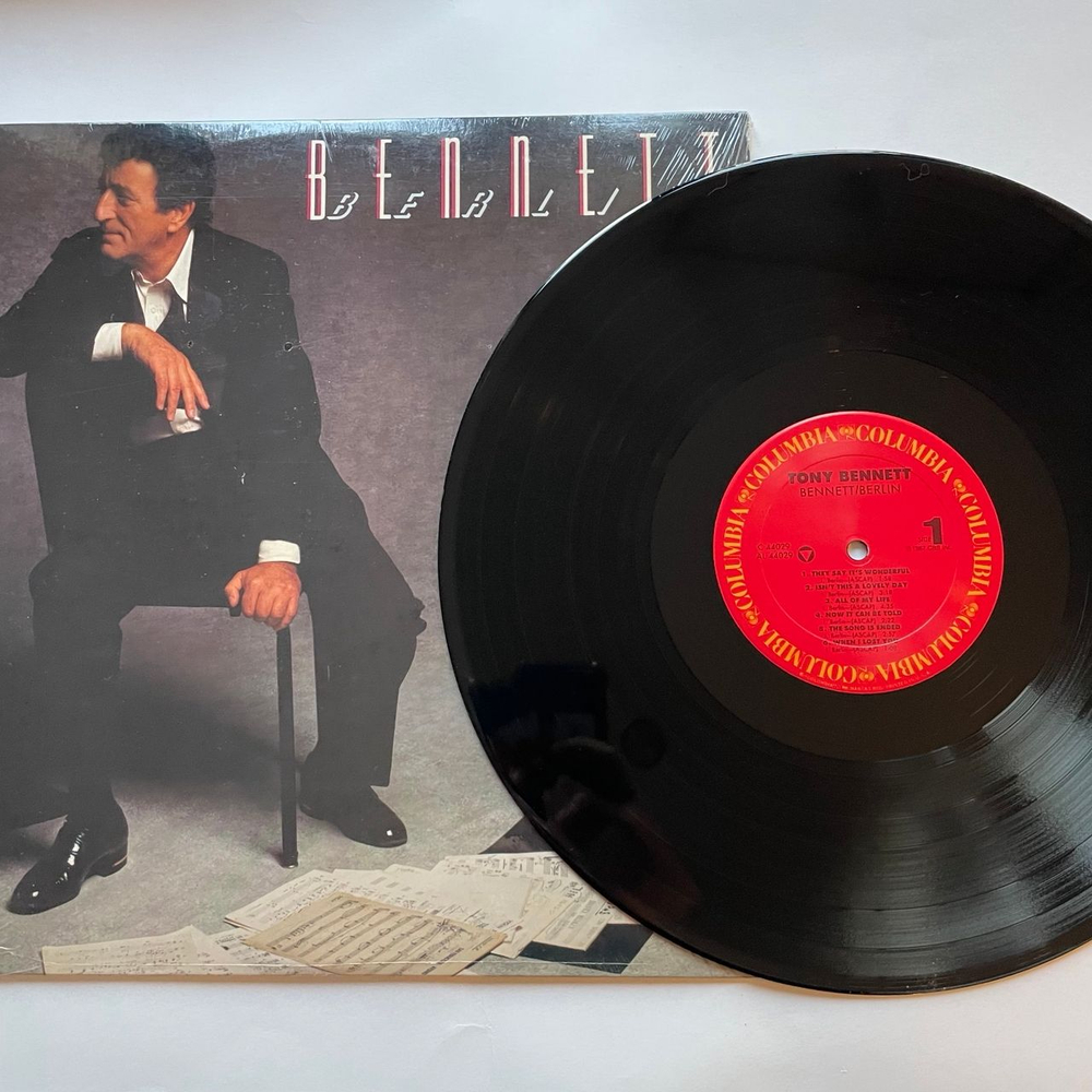 Винтажная виниловая пластинка LP Tony Bennett, Bennett Berlin (США 1987)