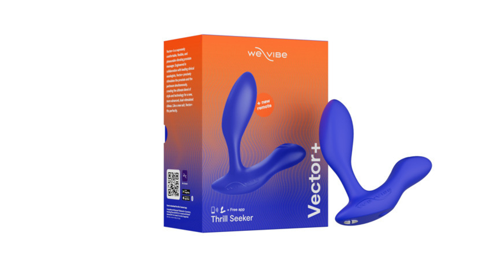 Вибратор We-Vibe Vector+ синий