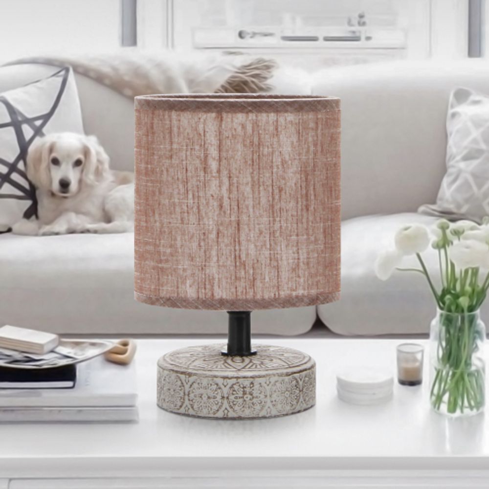 Настольная лампа Rivoli Eleanor 7070-502 1 * Е14 40 Вт керамика кофейная | Rivoli