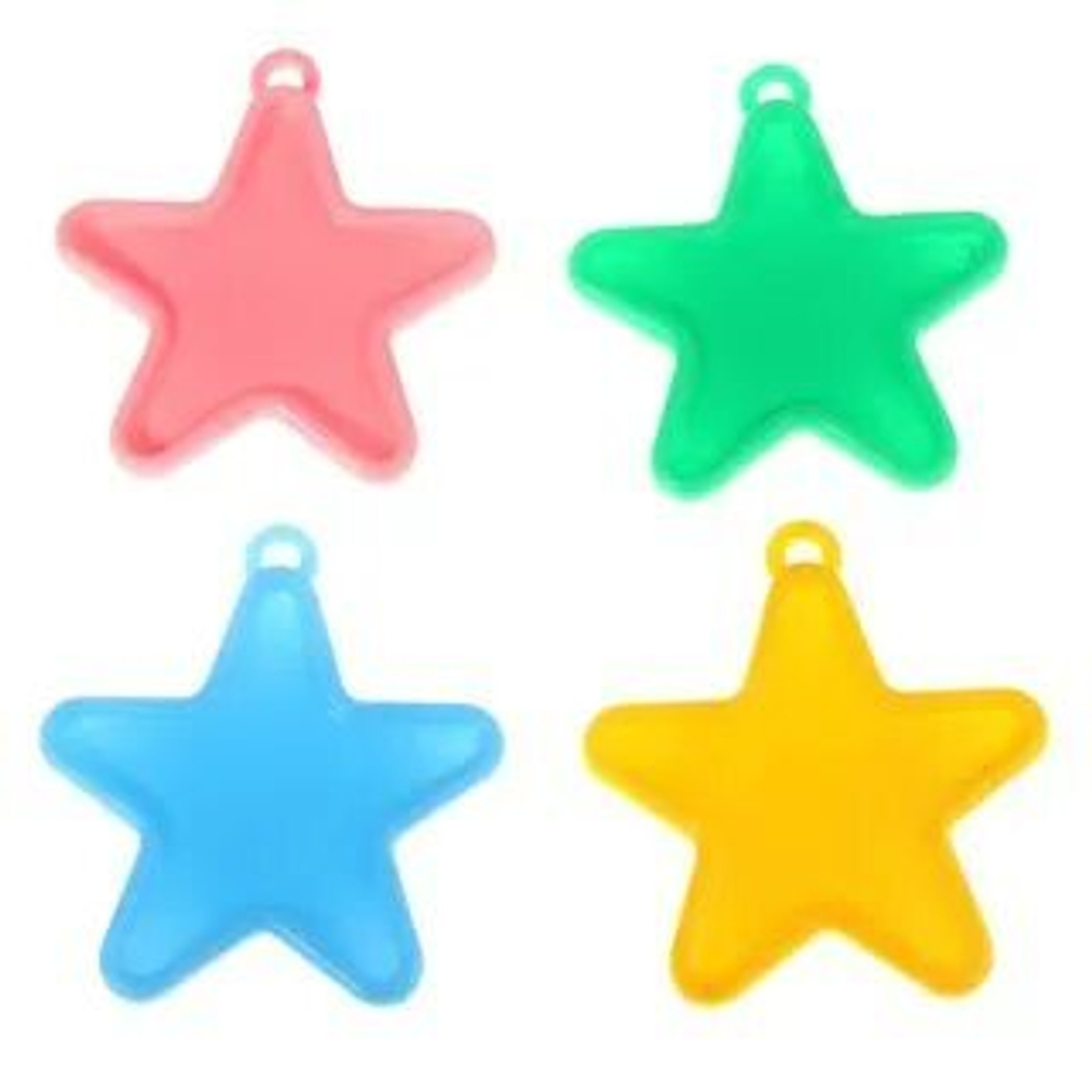 Грузик 8 гр. ассорти звезды (Для фольги)