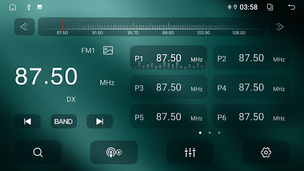 Магнитола для Jeep Grand Cherokee WK2 2013-2021 (ШГУ 8.4") - FarCar DX10-9564F3 монитор 10" IPS на Android 13, 4+64Гб, CarPlay