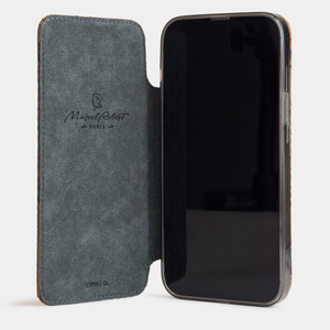 Чехол для iPhone 13 Pro Max из кожи питона, цвета Коньяк